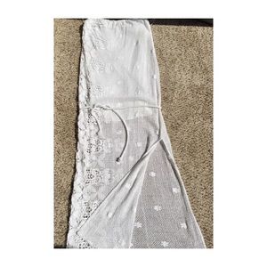 White lace maxi dress. Worn only one time!