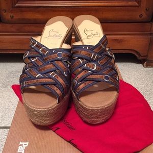 Authentic! Christian Louboutin Wedges