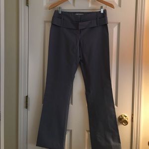 Prada pants in light blue.