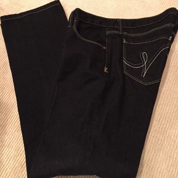 NWOT - KITSON JEANS - straight leg - size 27 - Picture 2 of 4