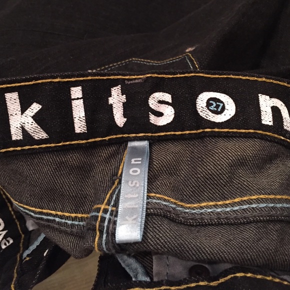 NWOT - KITSON JEANS - straight leg - size 27 - Picture 3 of 4