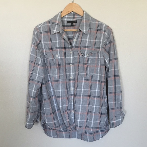 Gray Button Down Shirt