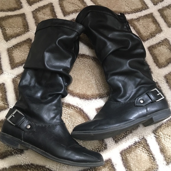 Maurices Shoes - Slouchy black boots