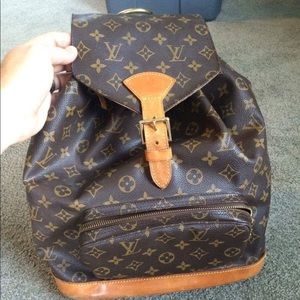 Louis Vuitton Montsouris GM Monogram Canvas Backpa