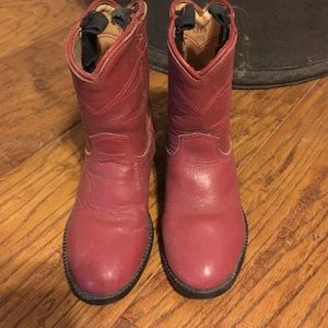 Children's/baby's red Justin boots!