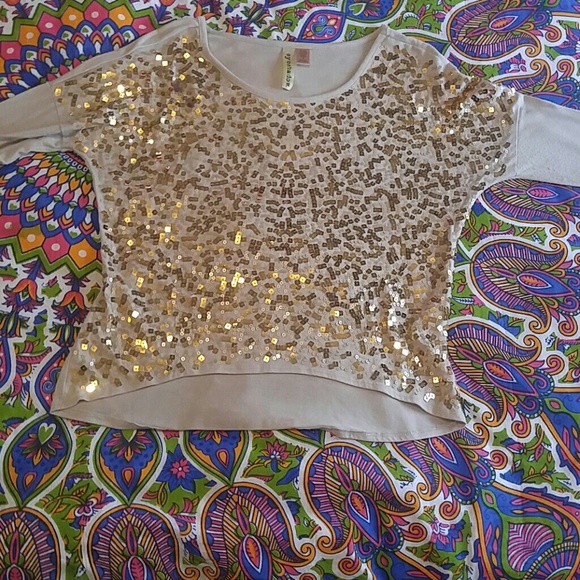 Glitter sequins shirt