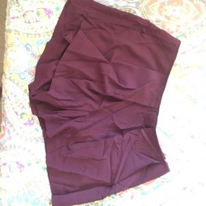 Madewell Burgundy shorts nwt