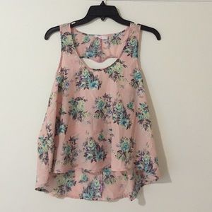 Nordstrom floral print tank top