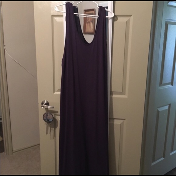 Lane Bryant deep purple dress