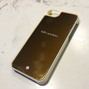 ksny mirrored gold "hello sunshine" iphone 5 case