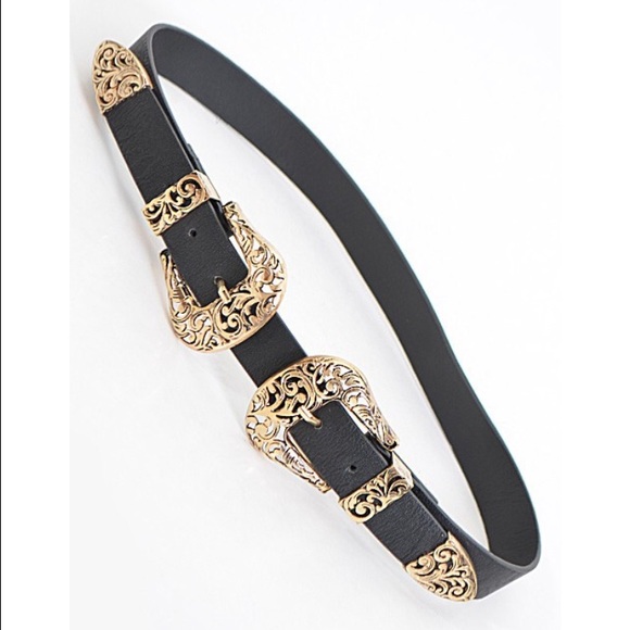 Double Buckle Belt - Picture 2 of 4