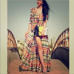 Tie Dye, BOHO cardigan dress