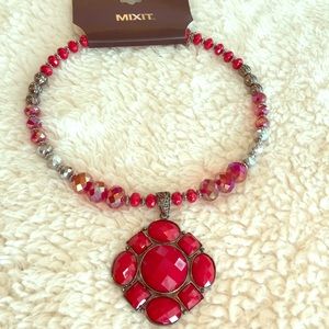 Red Statement Necklace