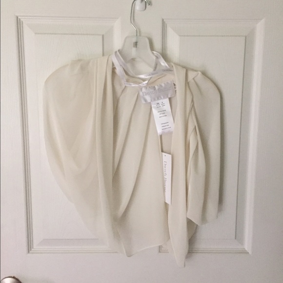 David's Bridal ivory Wedding Shall