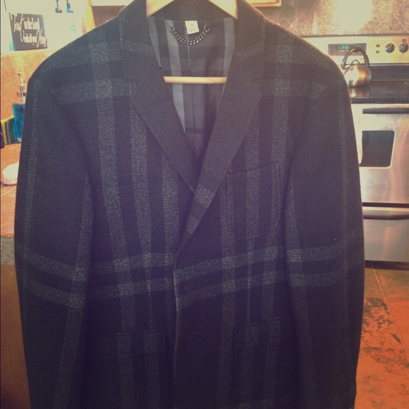 Plaid Burberry Coat