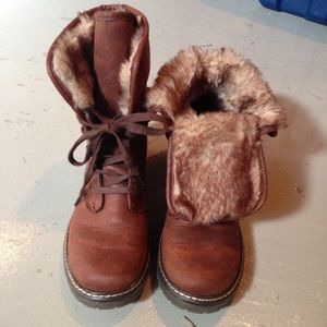 Brown Fall Booties