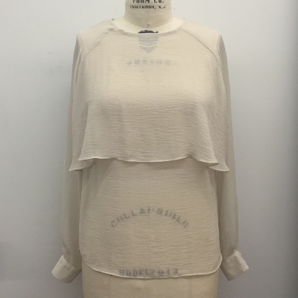 TOPSHOP Double Layered Blouse