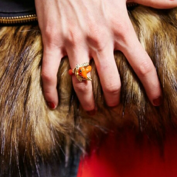 Kate Spade Into the Woods Fox Wrap Ring