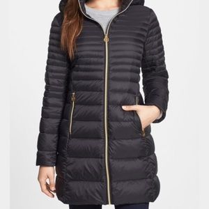 michael kors navy down coat