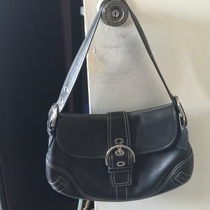 Coach Soho Black Leather shoulder bag