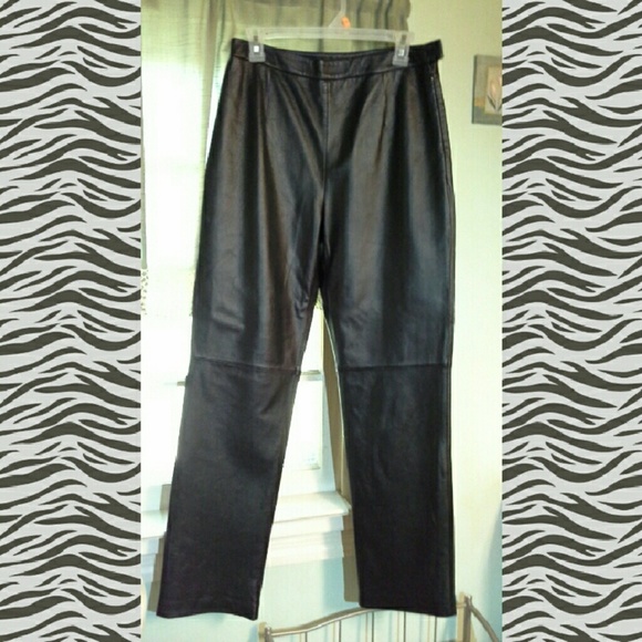 Leather pants