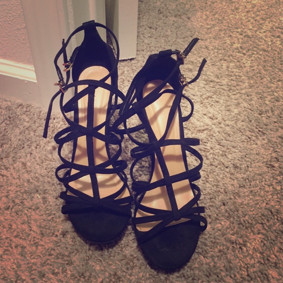 Black  Heels Size 8.5