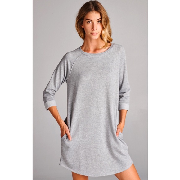 Dresses & Skirts - SOLD OUTYummy Soft! 3/4 Length Sleeve Raglan Dress