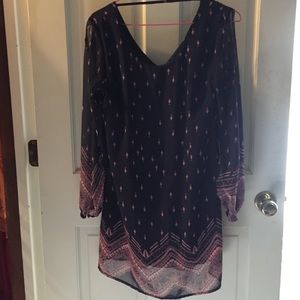 Long sleeve boutique dress