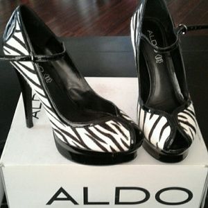 Aldo Zebra Heels