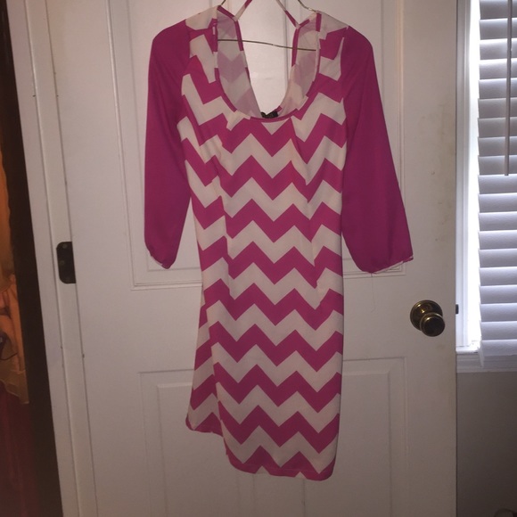 Pink and white boutique dress. - Picture 1 of 2