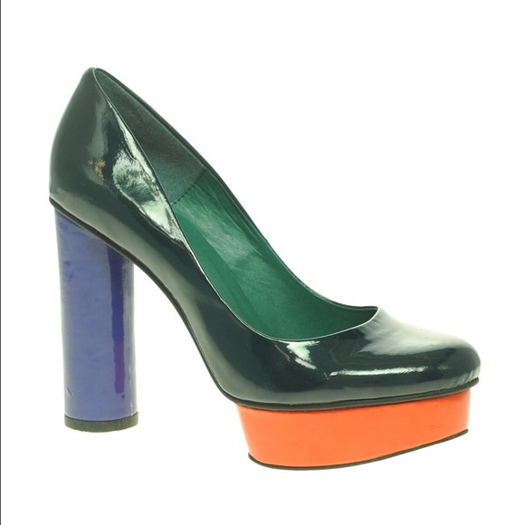 Asos multi colored heels