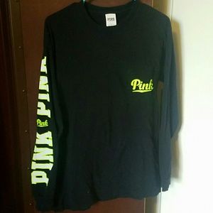 Pink long sleeve tee