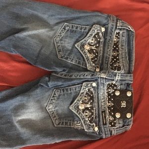 Size 25 miss me boot cut jeans