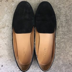 Black JCrew loafers