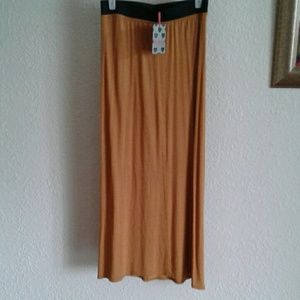 New Jersey stretch maxi skirt