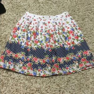 Forever 21 floral skirt
