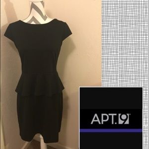 Black Peplum Dress
