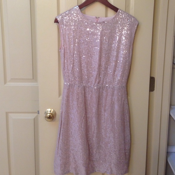 Cap Sleeve Sequin Dress