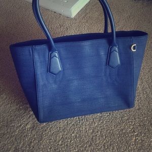 Dagne Dover 13" navy blue bag