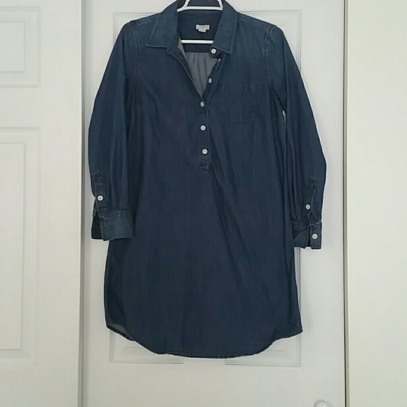 J. Crew Chambray Dress