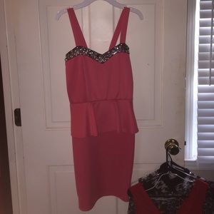 Pink party dress