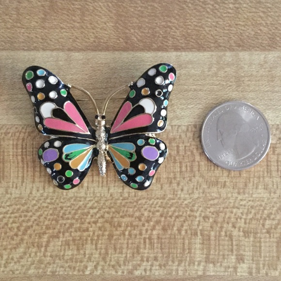 BUNDLE only Vintage Butterfly Brooch Colorful ! 💐