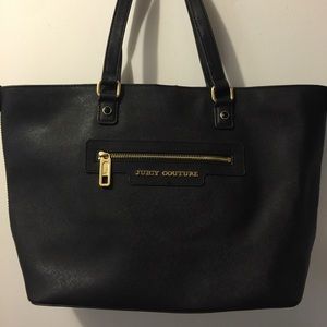 Juicy couture black shoulder bag
