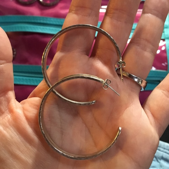 Silpada Sterling silver hoop earrings