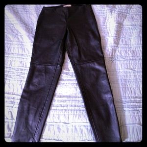 Vegan leather pants by Free People