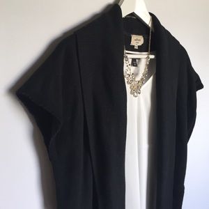 Wilfred Jackets & Coats - Wilfred Black Open Front Sweatshirt Shrug sz XS Wilfred Jackets & Coats - Wilfred Black Open Front Sweatshirt Shrug sz XS