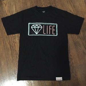 Diamond Life Neon Sign T-Shirt