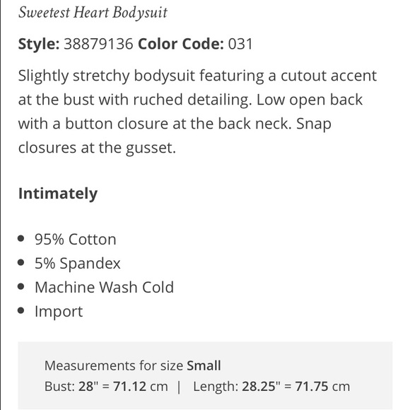 🎉Free People Sweetest Bodysuit-New - Picture 3 of 4