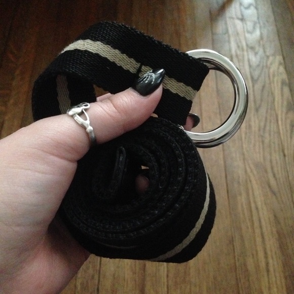 Black and Tan canvas belt!