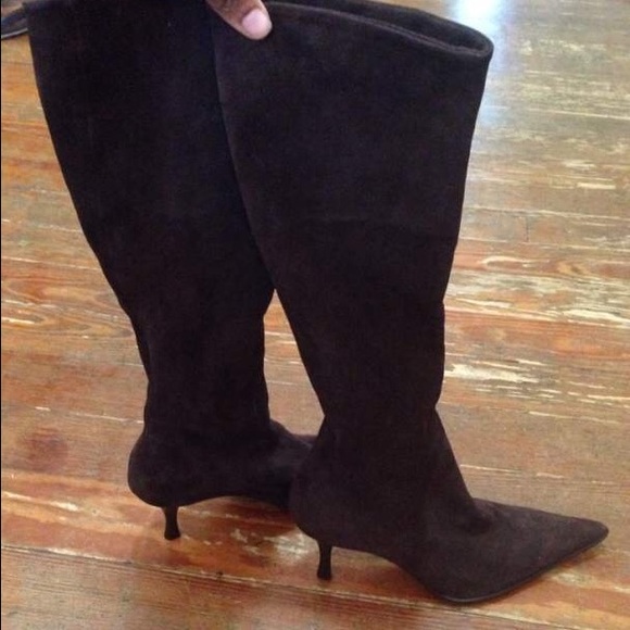 Vero Cuoio brown suede boots